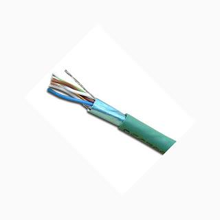 CABLE CAT5E FT4 SOL SHLD GRN 1000FT STP 4P/24AWG 350MHZSKU:260139