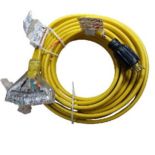 EXTENSION CORD 3/10 25FT FT1 600V 105C L14-30P TO 4X5-15RSKU:274444