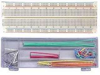 BREADBOARD WITH WIRING KIT 830 CONTACTS 70PCS JUMPER WIRESSKU:162075
