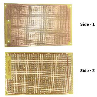 PCB ETCHED SS 3X6IN 1 HOLE PAD