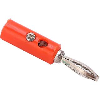 BANANA PLUG SC/HOL STD RED SKU:274572