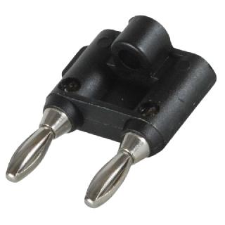 BANANA PLUG/JACK DBL STD BLK SKU:274570