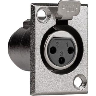 XLR 3JK CHASIS MOUNT TIN SOLDER LOCK METALSKU:163826