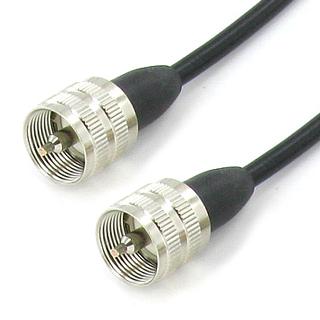 UHF CABLE PL-259 MALE/MALE RG58