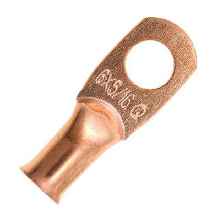 COPPER LUG 6AWG STUD 5/16IN 