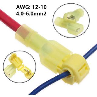 T-TAP CONN YEL 12-10AWG KIT WITH FULLY INSULATED MALE TERMINALSKU:262286