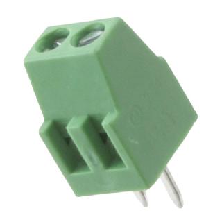 TERM BLOCK 2P PCST 2.54MM 18-30 AWG 6A/125V GRN SIDE ENTRYSKU:274515