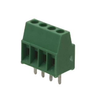 TERM BLOCK 4P PCST 2.54MM 18-30 AWG 6A/125V GRN SIDE ENTRYSKU:274517
