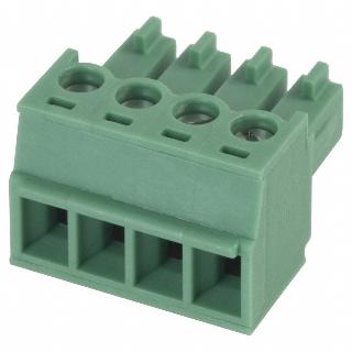 TERM BLOCK 4P FEM PLUG 3.81MM