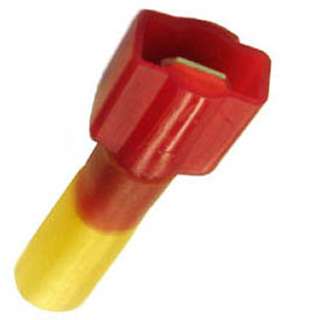 QUICK CONN MALE RED 0.250IN 22-18AWG 6.35X0.8MM HEAT SHRINKSKU:225298