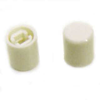 KNOB 1/4IN PLAST 10MM SNAPON WHT 
SKU:169403