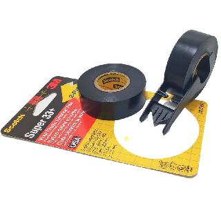 TAPE ALL WEATHER BLACK 3/4INX38F WITH TAPE DISPENSER
SKU:266182