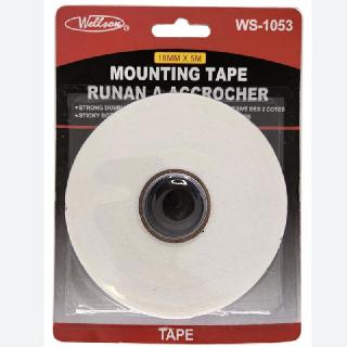 TAPE DOUBLE SIDED 18MMX5M MOUNTING TAPE
