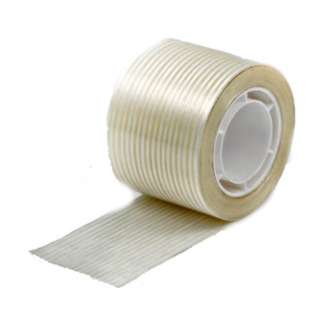 TAPE POLYESTER GLASS 0.007X1IN 180FT WITH RUBBERSKU:241949