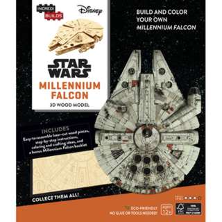 STAR WARS MILLIENNIUM FALCON 3D WOOD MODELSKU:247871