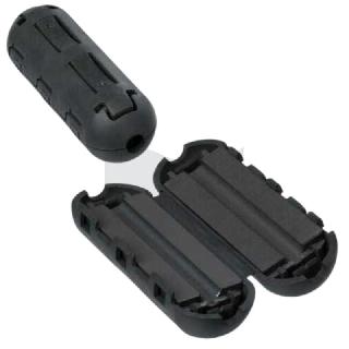FERRITE CORE EMI SUPP 10MM ID 37MM LONG BLK CLIPON FOR CABLESKU:265553
