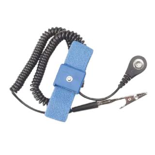 ANTISTATIC WRIST STRAP BLUE WITH 6FT BLACK CURLY CORD
SKU:273221