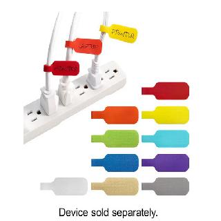 CABLE MARKER -LABELS HOOK & LOOP ATTACHMENT ASSORTED 10PCS/PACKSKU:273919