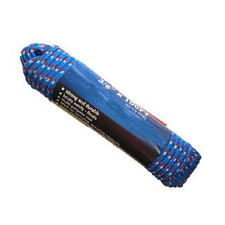 ROPE POLY BRAID 3/8INX100FT CAPACITY LOAD OF 135LBS ASSORTED
