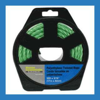 ROPE POLY 3/16IN X 55FT GREEN SKU:245530