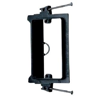 WALL PLATE MOUNTING BRACKETS BLK SINGLE FITS IN 1/4-1IN NEW WALL
SKU:264571