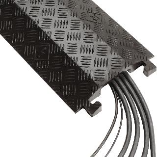 Floor Cord Cover 11inx3ft Blk 4in Wide 1in High 3ft Long