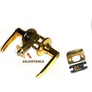 LEVER HANDLE WITH LOCK GOLD PLAT PLATEDSKU:210648