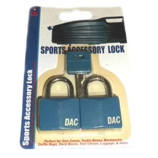 LUGGAGE LOCK BRASS WITH VINYL BLUE COVERSKU:240160