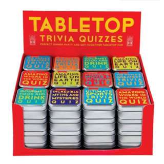 TABLETOP TRIVIA QUIZZES ASSORTED
