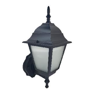 OUTDOOR WALL SCONCE LANTERN BLK 1 LIGHT FROSTED GLASS SHADE
SKU:269248