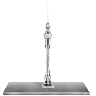 AUCKLAND SKY TOWER METAL EARTH 3D LASER CUT MODELSKU:240225
