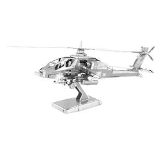 AH-64 APACHE METAL EARTH 3D LASER CUT MODELSKU:240228
