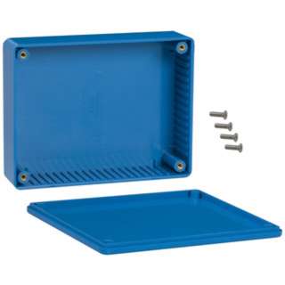 PROJECT BOX 4.7X3.7X1.3IN PLAS BLUESKU:140582