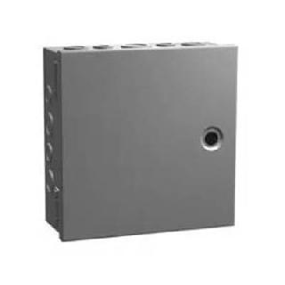 ENCLOSURE JUNCTION BOX 16X16X6IN GREY WITH KNOCKOUTS HINGED COVERSKU:275135