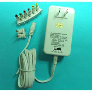 PSU SW 6-12VDC 2.5A PLUGIN IP:100-240VAC MULITPLE DC PLUGS Stock Number: PDT-2500 $22.95