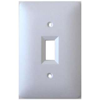 WALL PLATE FOR TOGGLE SWITCH WHITE PLASTICSKU:243957