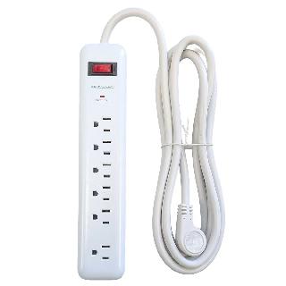 POWER BAR 6 O/LET 10FT CORD