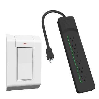 POWER BAR 6 O/LET W/ REMOTE 3FT CORD Stock Number: PSE-5902AA $21.95