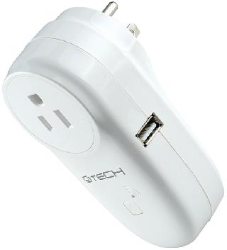 WALL TAP 1-OUTLET INDOOR WIFI W/1 USB PORTSKU:255208