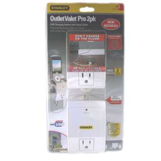 WALL TAP 1-OUTLET SURGE SUPPRESS 450 JOULES W/2USB PORTS 5VDC@1ASKU:239993