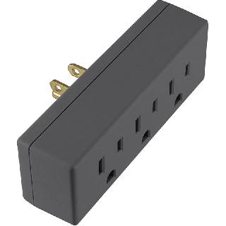 WALL TAP 3-OUTLET GREY 
SKU:263932