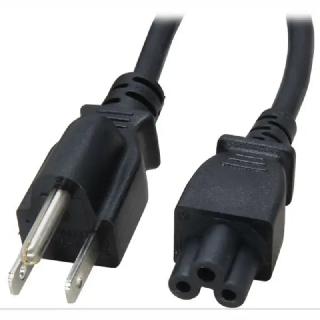 Inst Cord 3/18 6ft Rnd Blk Svt Mickey Mouse Cord 5-15p To C5