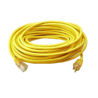 EXTENSION CORD 3/12 100FT YELLOW