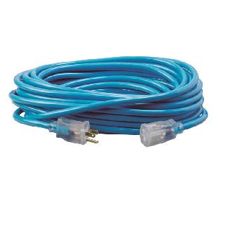 EXTENSION CORD 3/10 100FT BLUE