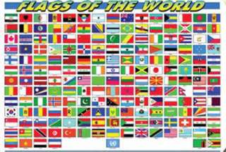 PLACEMAT FLAGS OF THE WORLD 