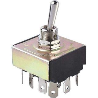 TOGGLE SWITCH 4P2T 16A ON-OFF-ON 125VAC TH QT 12MM HOLE
SKU:265105
