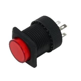 PUSH SWITCH LIT LATCH RED 1P1T ON/OFF 3A/125V 14.5MM TH SOL/PUS
SKU:272610