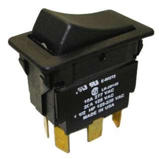 ROCKER SWITCH 2P2T 16A ON-OFF-ON