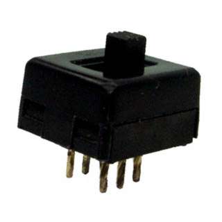 SLIDE SWITCH 2P2T ON-NONE-ON 2.5LS 12.8X14.2MM BLK BODY
SKU:180238