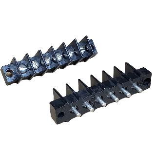 TERM BLOCK 6P PCST 1ROW 9.5MM #6 -32 15.7MM WIDE WITH SOLDER LUG